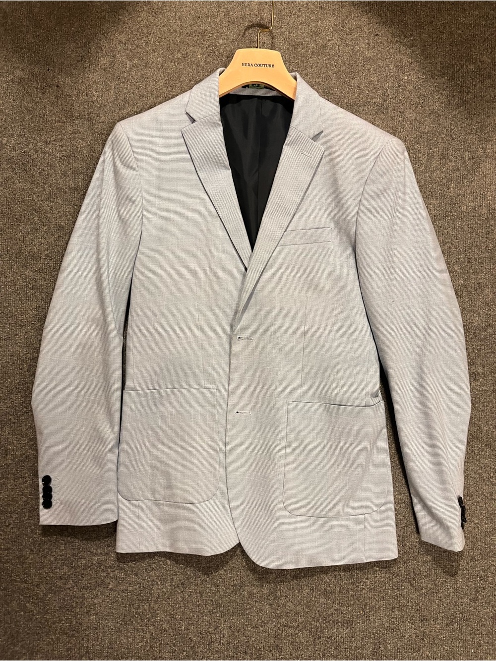 H&M Men's Light Blue Blazer 38R